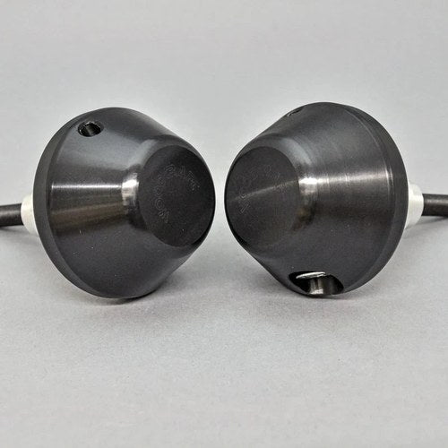 Kawasaki 2004-2005 ZX10R Woodcraft Racing Frame Slider Kit - Domed Pucks