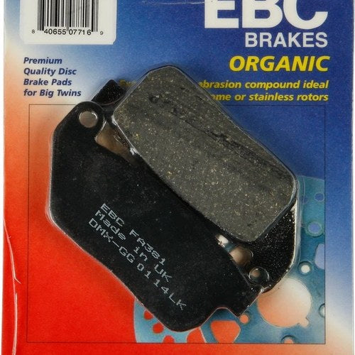 Ebc Organic Brake Pads FA381
