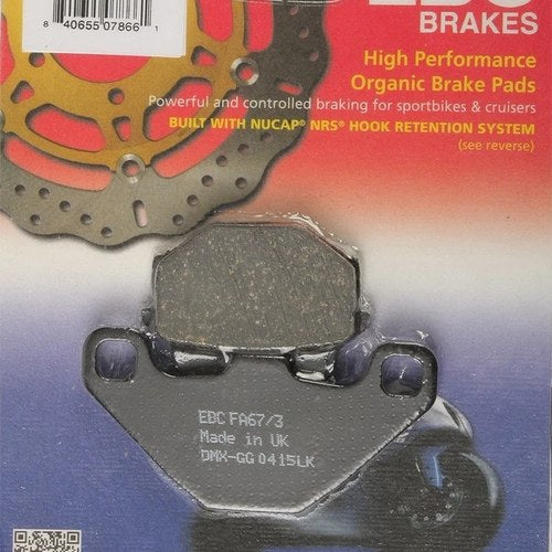 Ebc Organic Brake Pads FA67/3