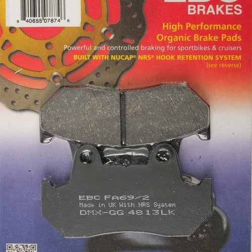 Ebc Organic Brake Pads FA69/2