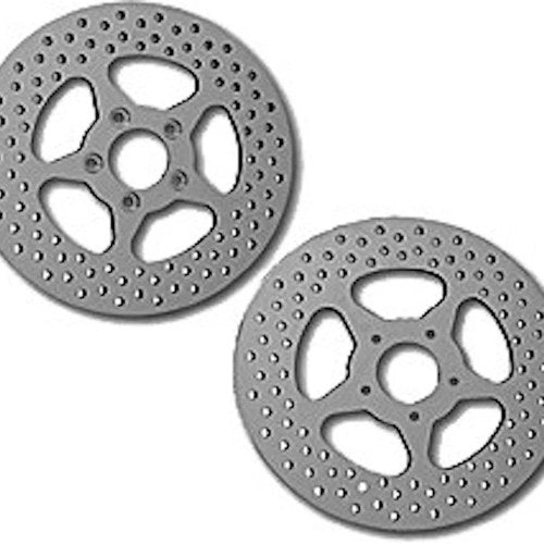 Harley Davidson Softail Harddrive 5 Spoke Brake Rotor Rear 11.5" SS Pol 2.22 ID