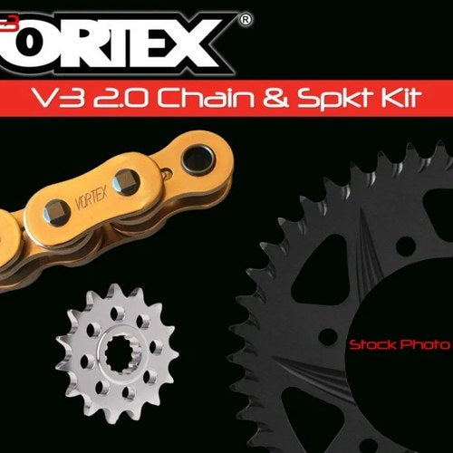 Kawasaki 2003-04 ZX6R Vortex 520 Chain & F5 Alloy Sprocket Kit 14-42 CKG6299