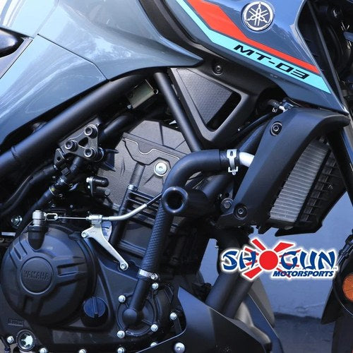Yamaha MT-03 2016-2023 Shogun NO Cut Frame Sliders Black