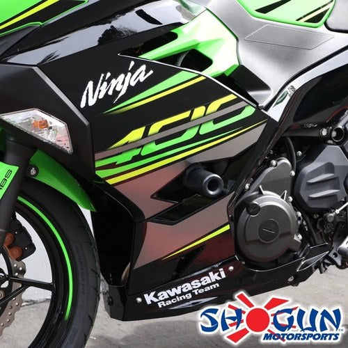 Kawasaki Ninja 400 18-23 Z400 19-23 Shogun Frame Sliders Bar Ends Spools NO Cut