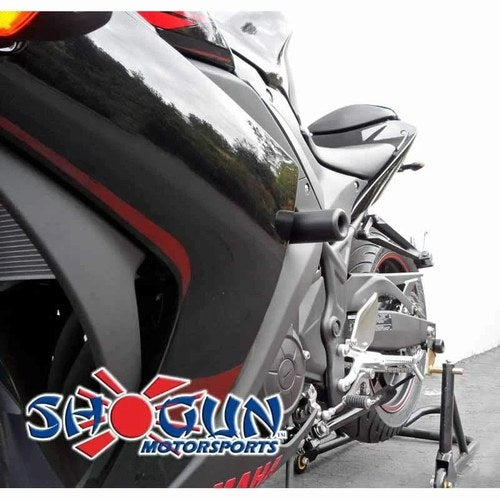 Shogun Frame Sliders NO Cut Black Yamaha YZF-R3 2015-2018