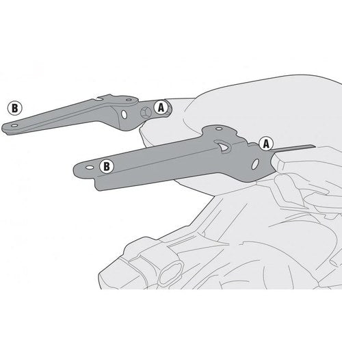 Givi Kawaski 2015-2024 Versys 650 Monokey Topcase Top Case Rear Mounting Rack