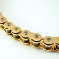 EK SRX2-530 Motorcycle Chain 120 Links Tensile Strength 9000 lbs Gold