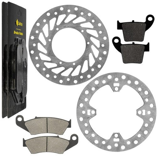 Front Rear Brake Disc Rotor for Honda CR250R 2002 2003 2004 2005 2006 2007