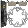 Rear Brake Disc Rotor W / Brake Pad Fits Yamaha YZ125 YZ250 YZ450F 2003 - 2025