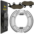 for Honda CMX250C CMX250C2 Rebel 250 96-04 Front Brake Pads Rear Brake Shoes