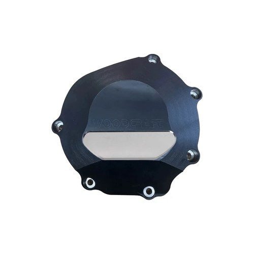 Suzuki 2017-2021 Gsxr 1000 Woodcraft Uhmw Stator Cover Protector - Silver Plate