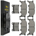 Front Rear Brake Pads for Yamaha V-Star 1100 Classic XVS1100 2000-2009