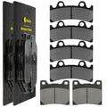 Front Rear Brake Pads for Yamaha YZF750 YZF750R 1994 1996 1997 1998 Motorcycle