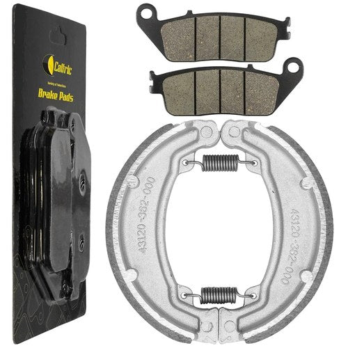 Front Brake Pads & Rear Brake Shoes for Honda Nas250 Nighthawk 250 1992