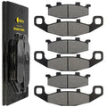 Front Rear Brake Pads for Kawasaki ZX750 Ninja 750R 1987 1988 1989 1990