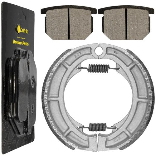 for Suzuki GR650 GR650X Temper 1983 84 1985 Front Brake Pads & Rear Brake Shoes
