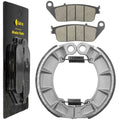 Front Brake Pads Rear Brake Shoes for Honda VT750C VT750CD Shadow Deluxe 98-02