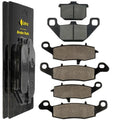 Front & Rear Brake Pads for Kawasaki VN1500 Vulcan 1500 Nomad Fi 1999 2000