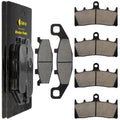 Front & Rear Brake Pads for Kawasaki ZX900 ZX9R Ninja 900R 1999