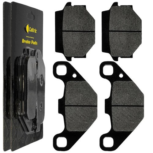 Caltric Front and Rear Brake Pads for Kawasaki KXT250 Kxt 250 Tecate 1985 1986