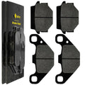 Caltric Front and Rear Brake Pads for Kawasaki KXT250 Kxt 250 Tecate 1985 1986