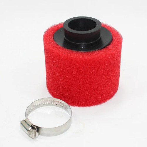 Red 35mm Pod Foam Air Filter Cleaner 50cc 110cc Pit Pro Quad Dirt Bike ATV Buggy