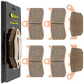 Caltric Front and Rear Brake Pads for Kawasaki ZR800 ABS Z800 2013