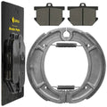 Front Brake Pads & Rear Brake Shoes for Yamaha Sr500 1980 1981