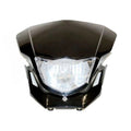 Black Honda Style Rec Reg Head Light Pit Trail Dirt Motrocycle Motorcross Bike
