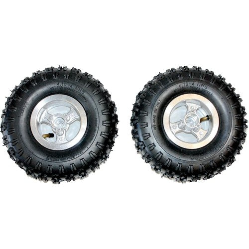 2X 4.10 - 4 4" Inch Rear Back Wheel Rim Tyre 49cc Mini Quad Dirt Bike ATV Buggy