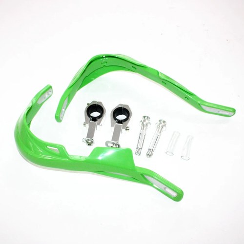 Green Alloy Heavy Duty 28mm Handle Bar Hand Guard Pit Pro Trail Quad Dirt Bike