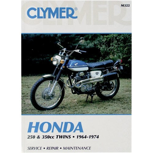 Clymer Physical Book, Honda 250-350cc 1964-1974, CB250 CB350 CL250 CL350 SL350