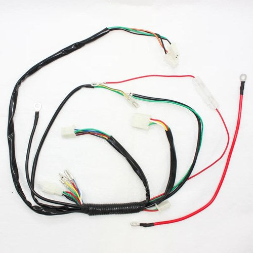 Electric Start Wiring Harness Loom 50cc 110cc 125cc Pit Quad Dirt Bike ATV Buggy