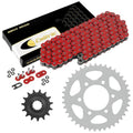 Red O-Ring Drive Chain & Sprockets for Kawasaki ZX1000 Ninja 1000 2011-2015