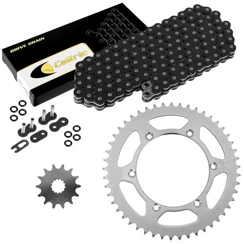 Black O-Ring Drive Chain & Sprockets for Kawasaki KX250 1999 2000 2001