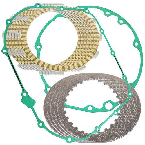 Clutch Friction Plates W/Gasket Kit for Honda VT1100C Shadow Spirit 1100 93 94