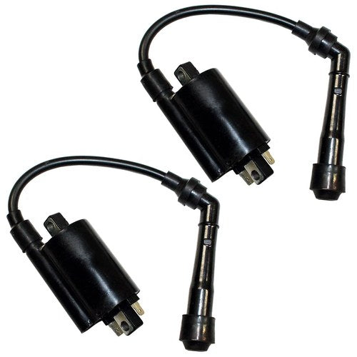 Set of 2 Ignition Coils for Kawasaki EN500C Vulcan 500 Ltd 1996-2009