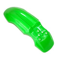 Green Plastic Front Wheel Mud Guard Fender CRF50 Style Pit Pro Trail Dirt Bike