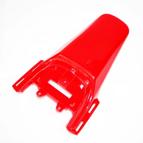 Red Plastic Rear Tail Mud Guard Fender CRF50 Style Pit Pro Trail Dirt Bike