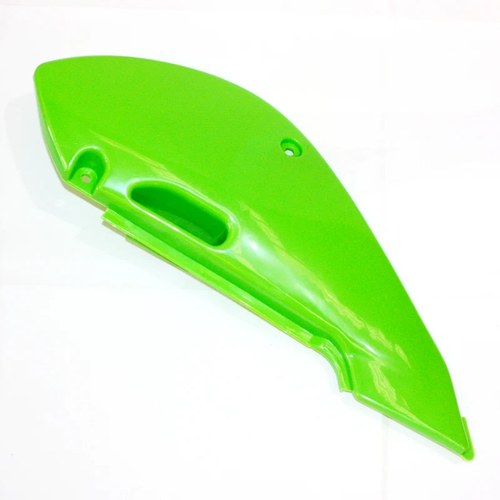 Green Plastic Rear Left Side Guard Fender KLX110 Style Pit Pro Trail Dirt Bike