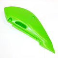 Green Plastic Rear Left Side Guard Fender KLX110 Style Pit Pro Trail Dirt Bike