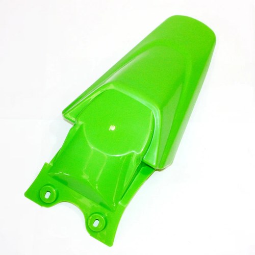 Green Plastic Rear Tail Mud Guard Fender KLX110 Style Pit Pro Trail Dirt Bike