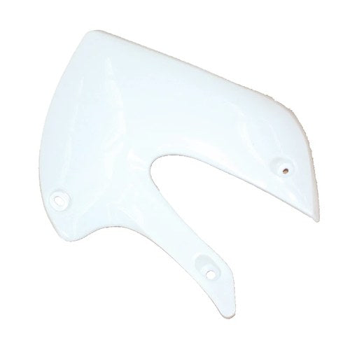 White Plastic Front Left Tank Side Guard Fender KLX110Style Pit Trail Dirt Bike