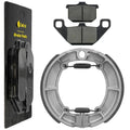 Front Brake Pads And Rear Shoes for Kawasaki Vulcan 500 EN500A EN500C Ltd 90-09