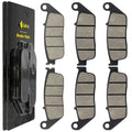 Front Rear Brake Pads for Honda VFR750F Vfr 750F Interceptor 750 1990-1997