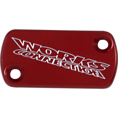 Works Connection Aluminum Front Brake Reservoir Cap/Cover Honda (Red) 21-005