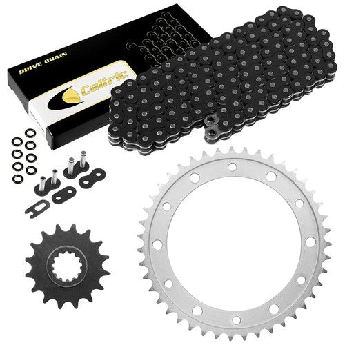 Black O-Ring Drive Chain & Sprockets Kit for Honda VFR750F Interceptor 1990-97