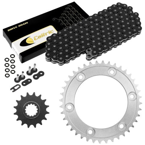 Black O-Ring Drive Chain & Sprockets Kit for Honda RVT1000R Rc51 2000-2006