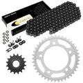 Black O-Ring Drive Chain & Sprockets Kit for Honda VTR1000F Superhawk 1998-2005