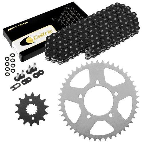 Black O-Ring Drive Chain & Sprocket Kit for Suzuki GSX600F Katana 600 1989-1991